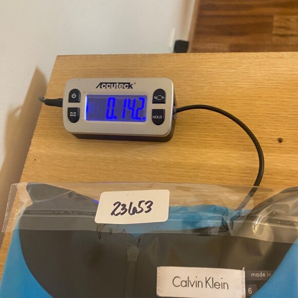 Calvin Klein Dress Womens 6 Blue Colorblock Sheath Rivet Studded Career Office - Picture 10 of 10